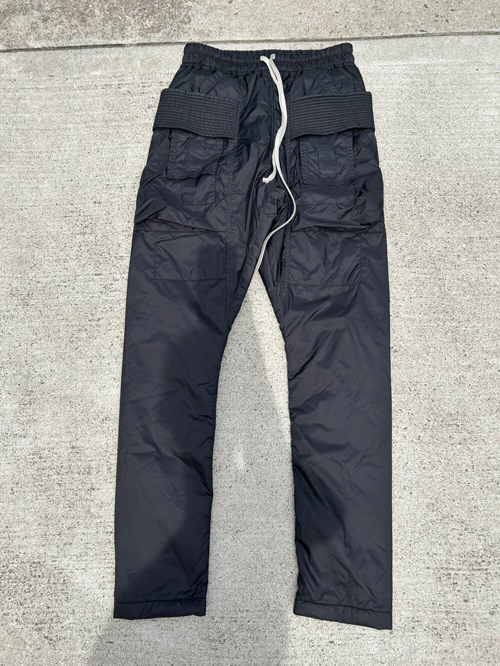 Rick Owens DRKSHDW Creatch Cargo Pants Black Size XS